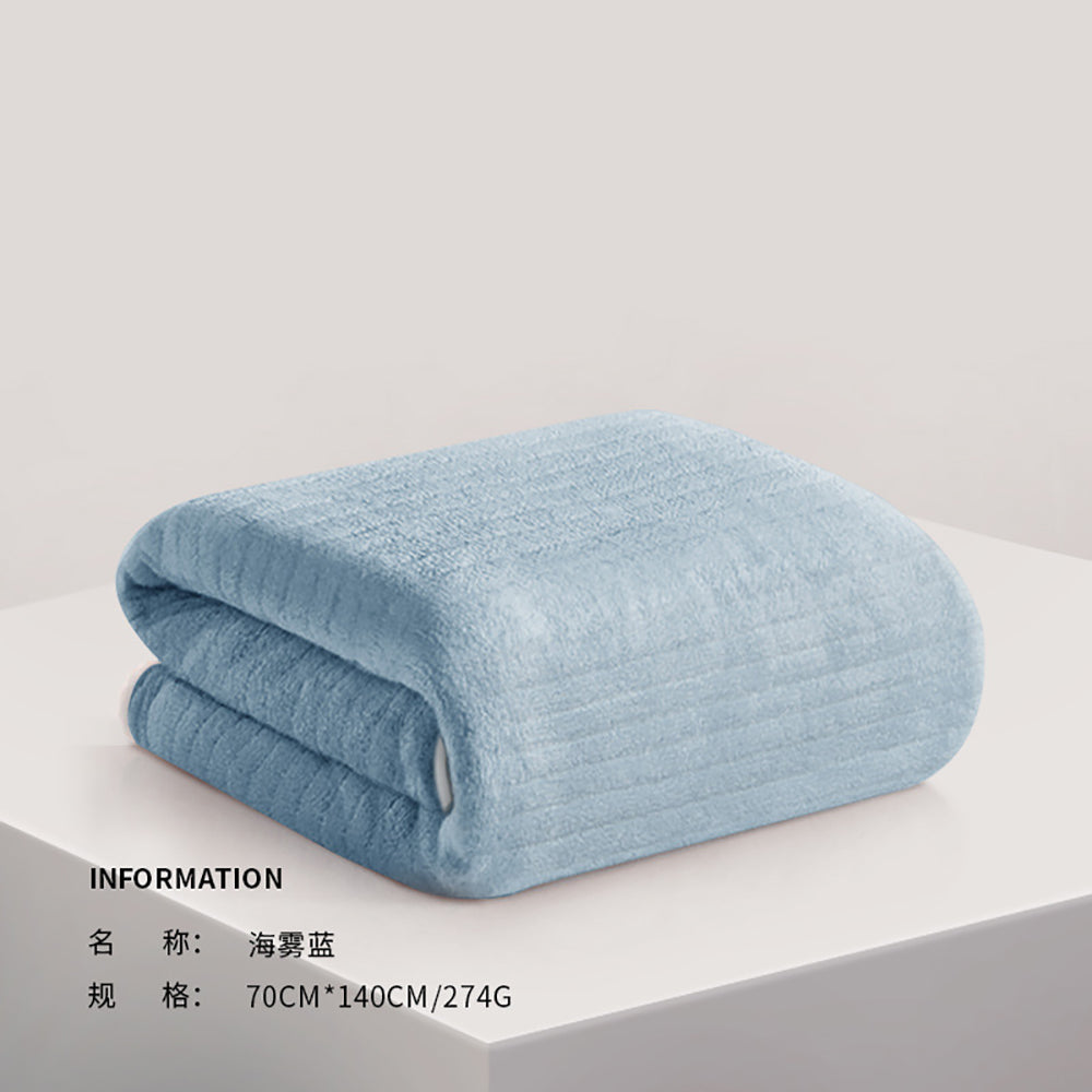 Sanli-Coral-Fleece-Cloud-Soft-Bath-Towel-Sea-Mist-Blue-70x140cm-274g-1