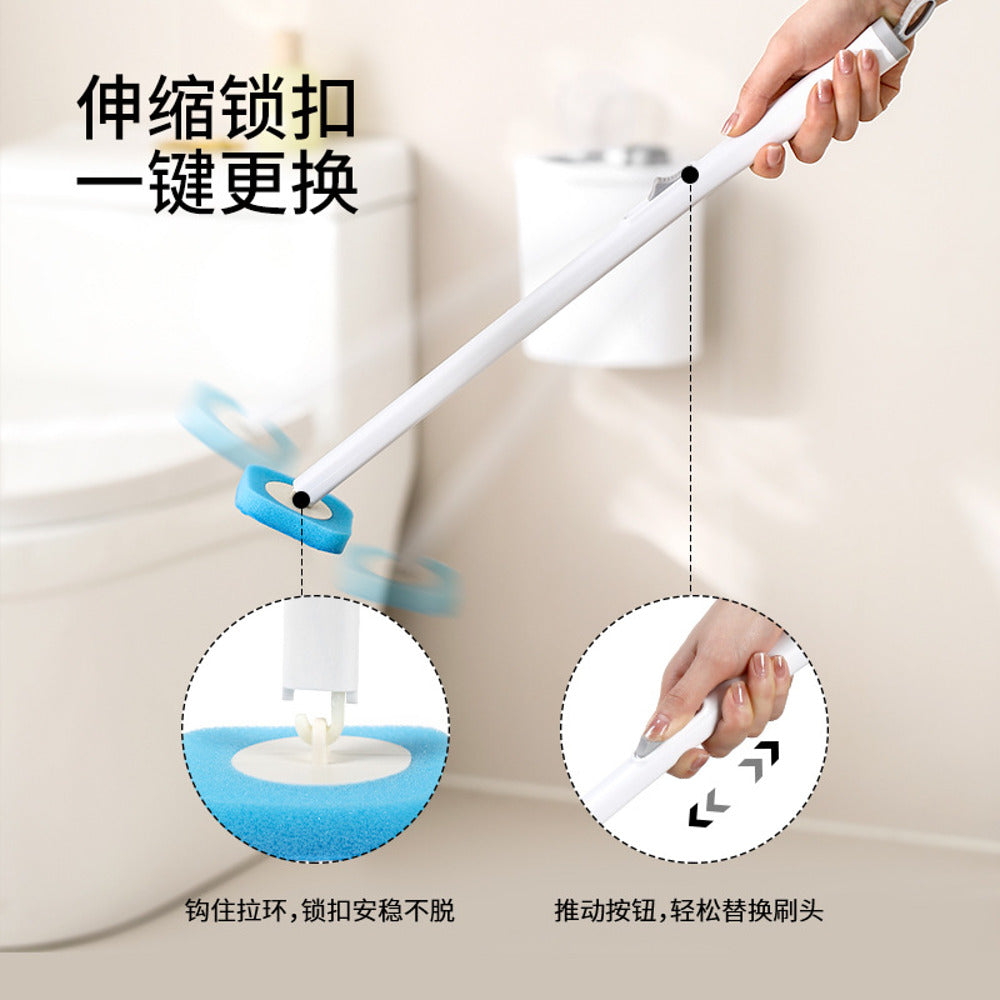 FaSoLa-Wall-Mounted-Toilet-Brush-&-Holder-Set-with-Auto-Open-Lid---White-3