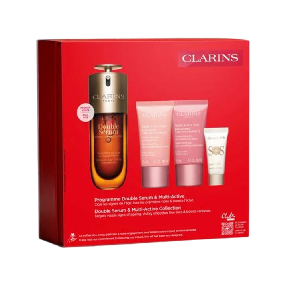 Clarins-Holiday-2025-Double-Serum-(9th-Gen)-&-Multi-Active-Day/Night-Cream-–-4‑Piece-Gift-Set-3
