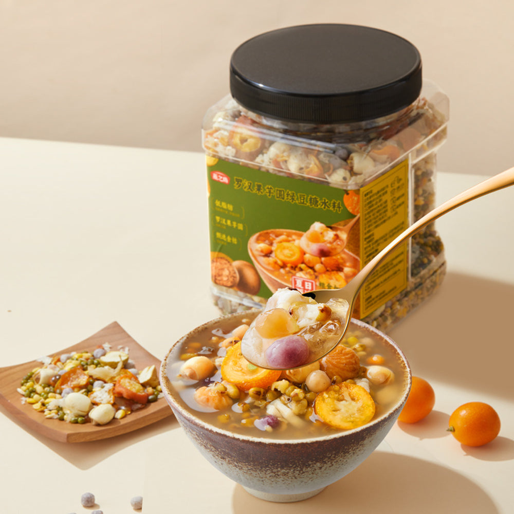 Yanzhifang-Luo-Han-Guo,-Taro-Ball-&-Mung-Bean-Sweet-Soup-Mix-1.2-kg-–-Chinese-Herbal-Dessert-Base-3