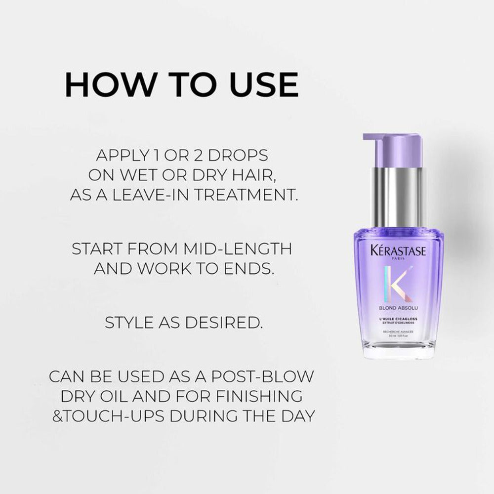 Kérastase-Blond-Absolu-L’Huile-CicaGloss-Hair-Oil-30ml---Leave-In-Shine-Serum-for-Blonde-Hair-3