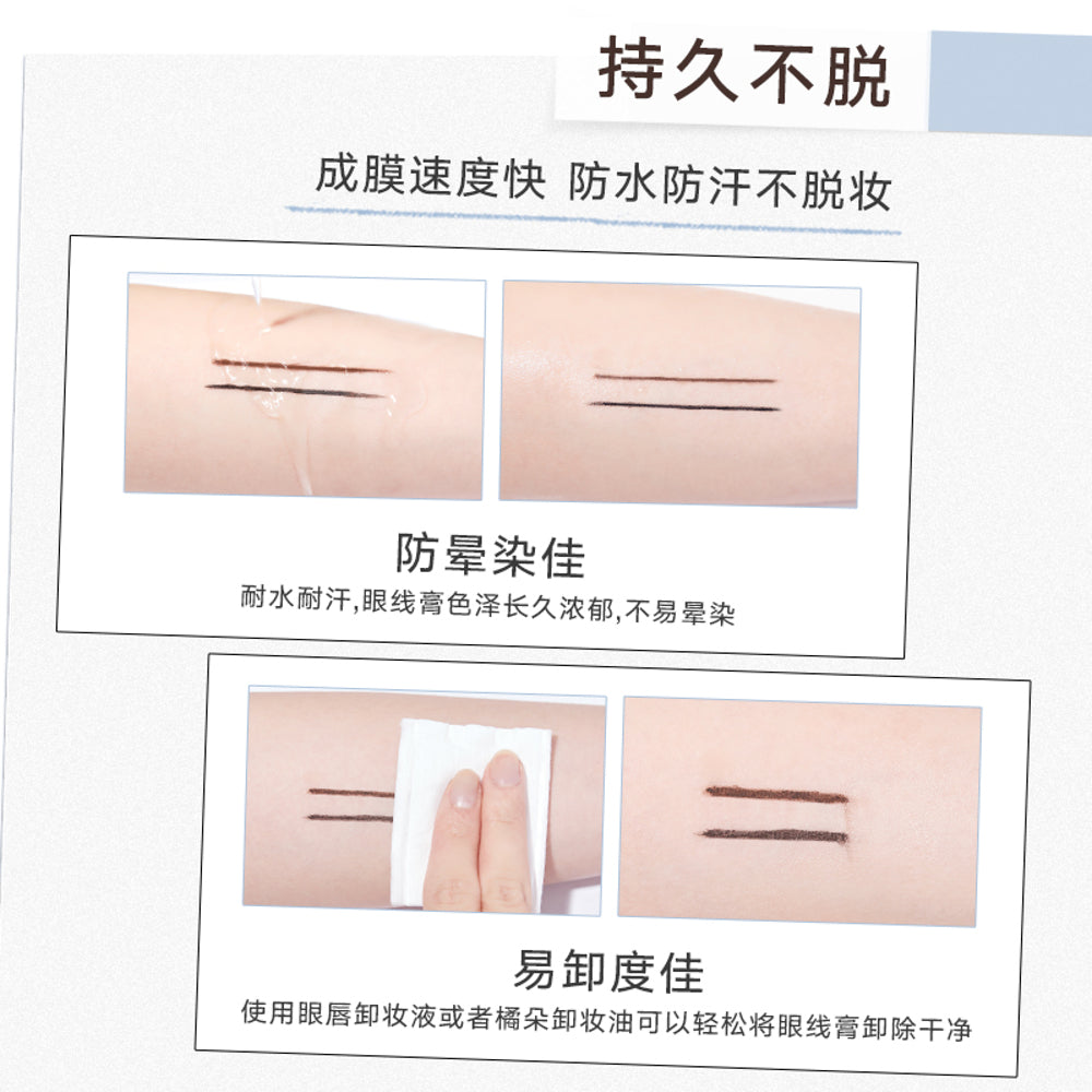 Judydoll-Waterproof-Long-Wear-Gel-Eyeliner-3g,-2-Shades---Smudge-Proof-Creamy-Formula-3