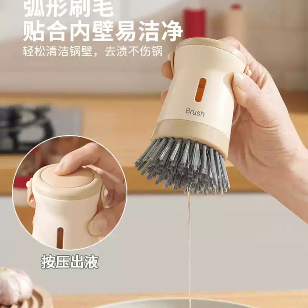 Modern-Housewife-Soap-Dispensing-Multi-Purpose-Scrub-Brush-with-Handle-–-Cream-4