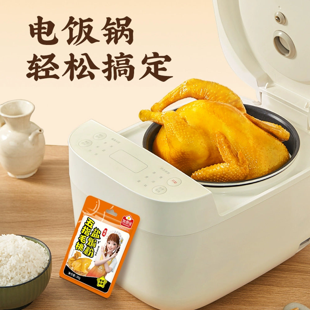 Jiachubao-Hakka-Salt-Baked-Chicken-Seasoning-Mix-(with-Ficus-Hirta)-30g---Chinese-Salt-Baked-Marinade-Powder-4
