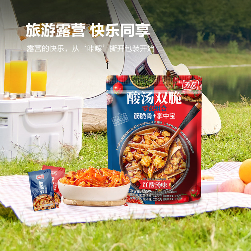 Youyou-Sour-&-Spicy-Red-Broth-Double-Crunch-Snack-Combo-–-Cartilage-300g-&-Crispy-Chicken-Bites-200g-(Total-500g)-4