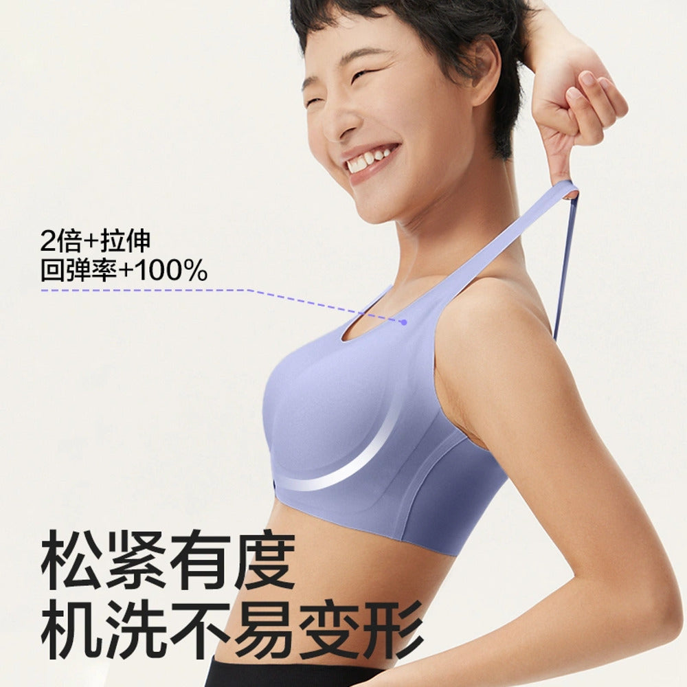 YUNISHAPE-Women's-Seamless-One-Size-Wireless-Bra---Midnight-Black-4