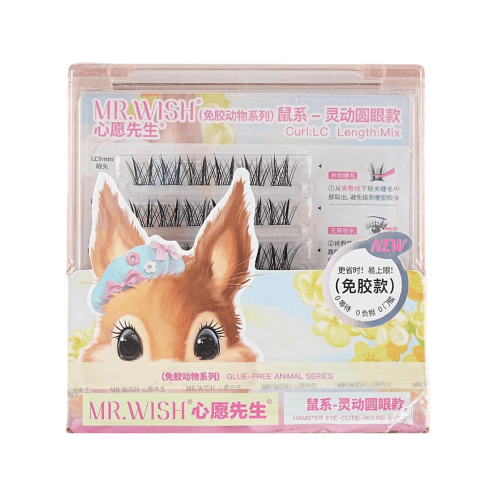 MR.WISH-Glue-Free-False-Eyelash-Clusters-–-Animal-Series-“Hamster-Eye”-Round-Style,-36-Clusters-4