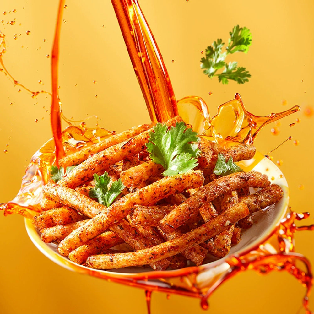 Zhenjing Shijie Spicy Coriander Snack - 70g-1