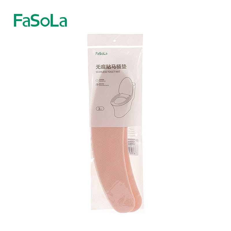 FaSoLa-Seamless-Toilet-Seat-Mats---Blue,-37x9cm,-3-Pairs-1