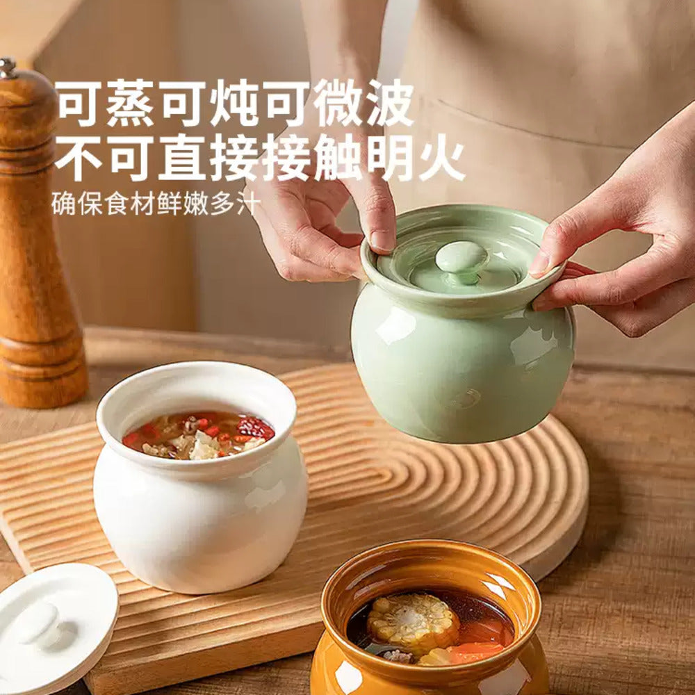 Modern-Sweethome-Ceramic-Stew-Pot-with-Lid-–-White-420ml-5