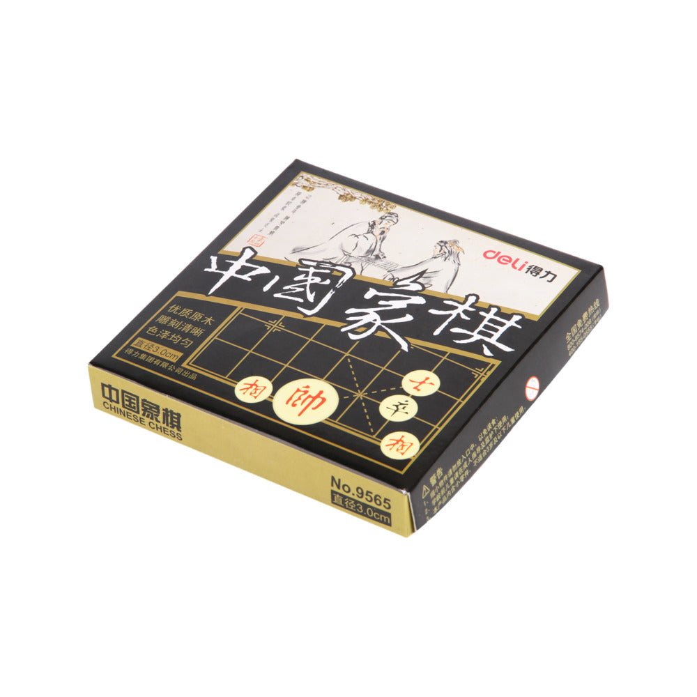 Deli-Wooden-Chinese-Chess-Set-–-3.0-cm-White-Pieces---Traditional-Xiangqi-Board-Game-5