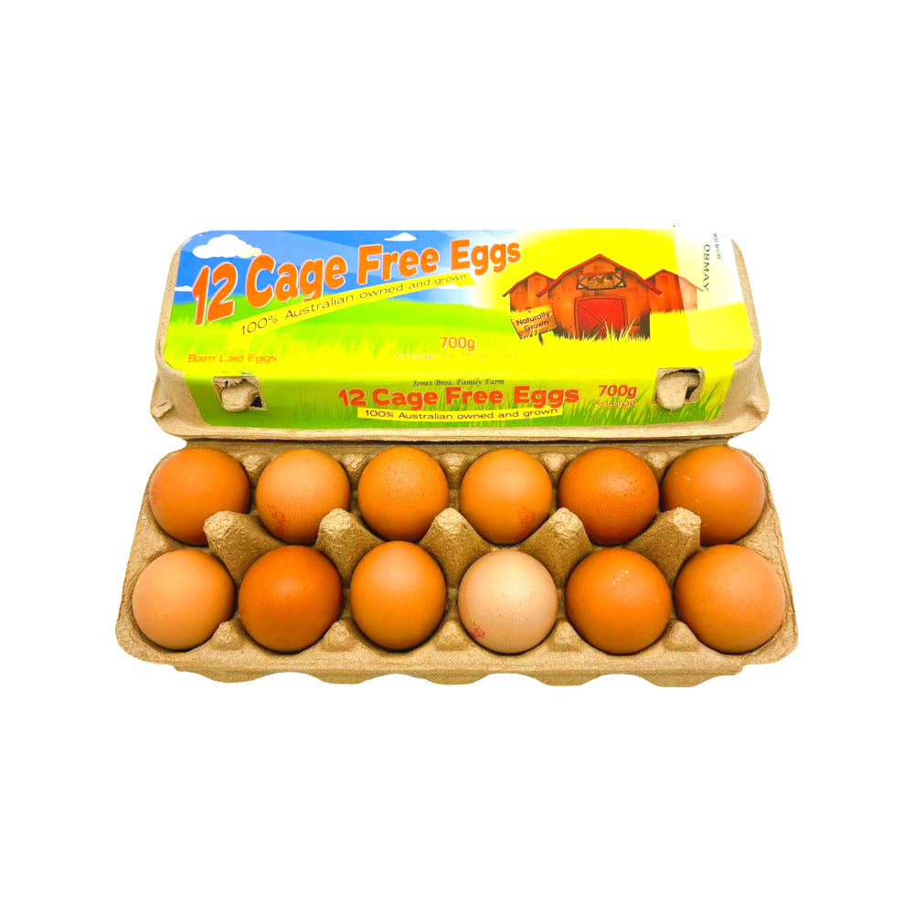 Jones-Bros-Cage-Free-XL-Eggs---12-Pieces,-700g-1