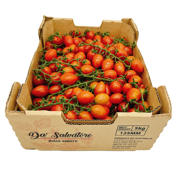 Box of Grape Tomatoes on the Vine - 5kg