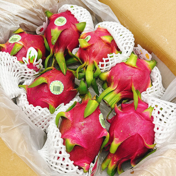 White Heart Dragon Fruit Gift Box - 7-10 pcs