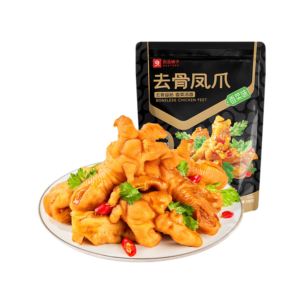 Bestore-Boneless-Chicken-Feet-–-Cilantro-Flavor-108g---Ready-to-Eat-Chinese-Poultry-Snack-1