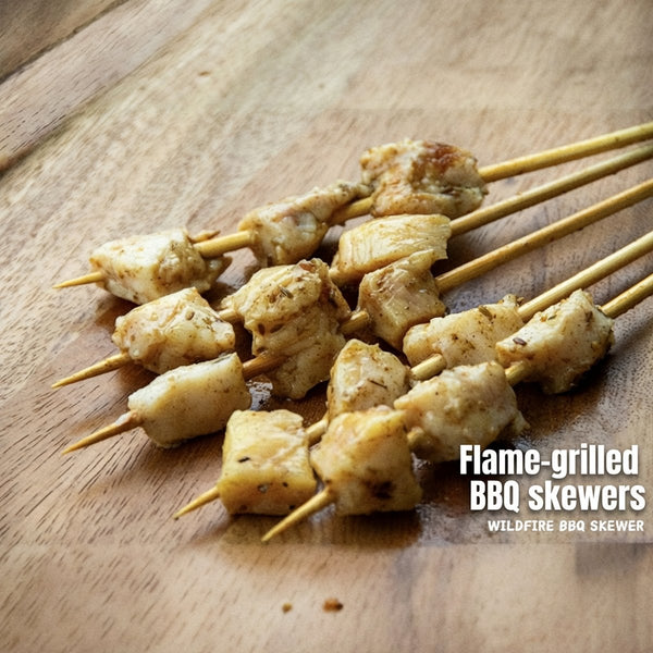 Frozen Marinated Pork Fat Skewers – 5 Pieces, 100g