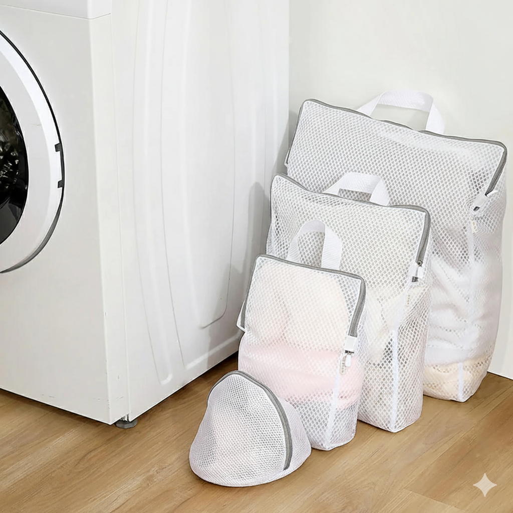 FaSoLa 3D Laundry Bag White - Small X3