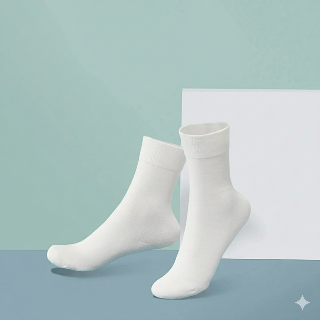 Lifease Women's Combed Cotton Socks - 5 Pairs Mixed Colors